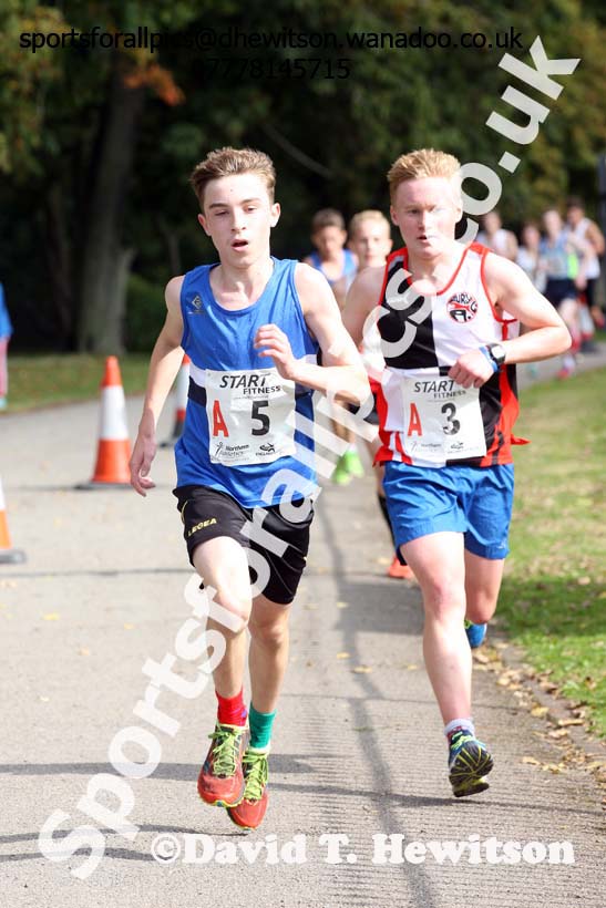 Boys under-15s, Northern Road Relays, Blackpool. Photo: David T. Hewitson/Sports for All Pics